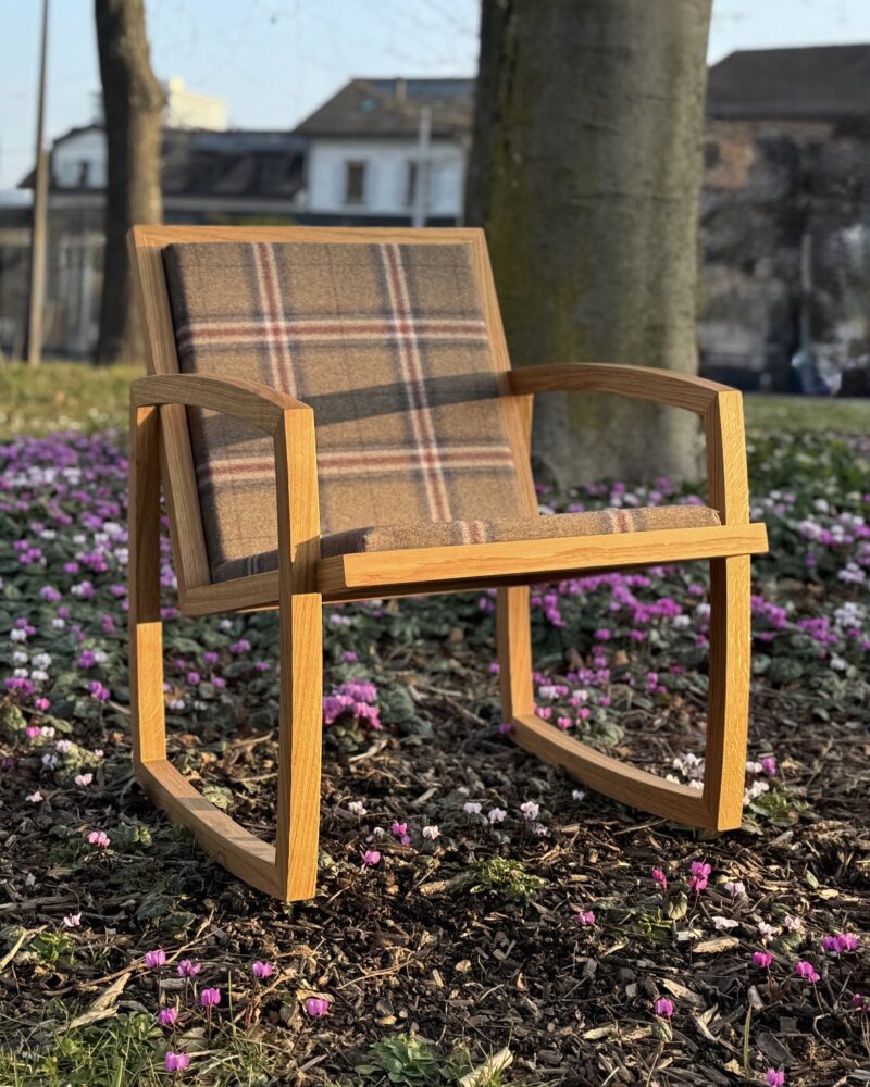 Chaise à bascule Live Slowly <br>Chêne naturel</br>
