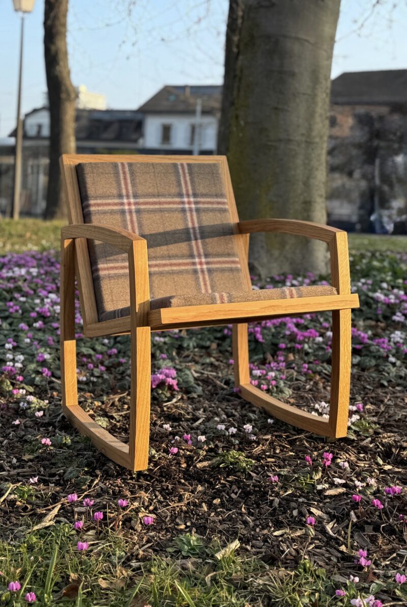 Chaise à bascule Live Slowly <br>Chêne naturel</br>