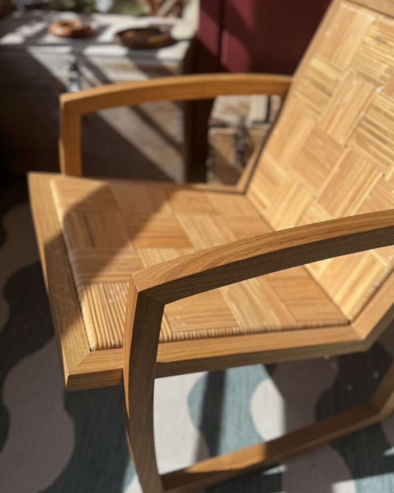 Chaise à bascule Live Slowly <br>Chêne naturel</br>