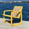 Live Slowly - Chaise à bascule en hêtre jaune – Image 4